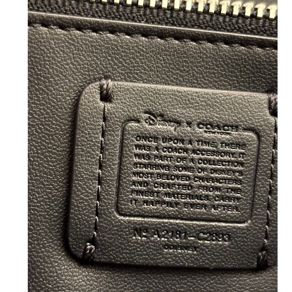 COACH X DISNEY Accordion Zip Wallet w/Cinderella Flying Birds Print C2893/NWOT - Picture 3 of 7